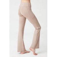 Los Ojos Kadın Bej Yüksek Bel Toparlayıcı Çift Cepli Ispanyol Paça Tayt Bootcut Bej Los Ojos Kadın Bej Yüksek Bel Toparlayıcı Çift Cepli Ispanyol Paça Tayt Bootcut Bej