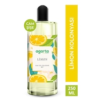Agarta Cam Şişe 80 Derece Limon Kolonyası 250 ML Agarta Cam Şişe 80 Derece Limon Kolonyası 250 ML