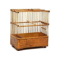 Saka Kafesi Bambu İşlemeli 17,5x29x31,5 Cm Saka Kafesi Bambu İşlemeli 17,5x29x31,5 Cm