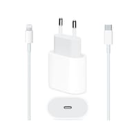 Apple Uyumlu iOS MHJE3TU/A 20 W USB-C Güç Adaptörü + Type-C to Lightning Kablo Apple Uyumlu iOS MHJE3TU/A 20 W USB-C Güç Adaptörü + Type-C to Lightning Kablo