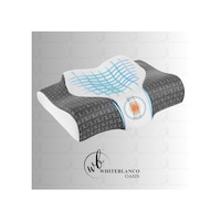 WhiteBlanco Oasis Ortopedik Deluxe Yastığı %100 Visko Antrasit-beyaz WhiteBlanco Oasis Ortopedik Deluxe Yastığı %100 Visko Antrasit-beyaz