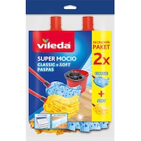 Vileda Supermocio Klasik + Ahşap Yedek Paspas Vileda Supermocio Klasik + Ahşap Yedek Paspas