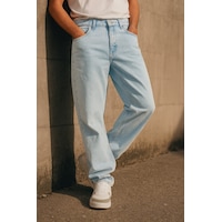 Cedy Denim Yüksek Kalite Baggy Fit Jean Leon Yüksek Bel Bol Kesim Kot Pantolon C352 Çok Renkli Cedy Denim Yüksek Kalite Baggy Fit Jean Leon Yüksek Bel Bol Kesim Kot Pantolon C352 Çok Renkli