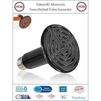 Şavk Seramik Isıtıcı Ampul - Kümes Hayvanları İçin İnfrared Kızılötesi Isıtıcılı Lamba - 100 Watt Şavk Seramik Isıtıcı Ampul - Kümes Hayvanları İçin İnfrared Kızılötesi Isıtıcılı Lamba - 100 Watt