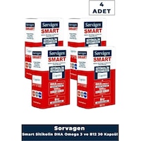 Sorvagen Smart Sitikolin Dha Omega 3 Ve B12 30 Kapsül 4 Adet Sorvagen Smart Sitikolin Dha Omega 3 Ve B12 30 Kapsül 4 Adet