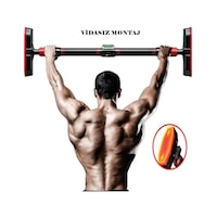 Yeni Nesil 72-95cm Kapı Barı Koridor Barfiksi Barfix Spor Aleti D