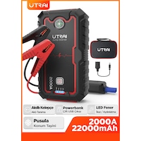 Utrai Jstar One 22000 mAh 2000A Jump Starter Taşınabilir Akü Takviye Cihazı + Çanta + Pusula + Powerbank + Led Lamba Utrai Jstar One 22000 mAh 2000A Jump Starter Taşınabilir Akü Takviye Cihazı + Çanta + Pusula + Powerbank + Led Lamba