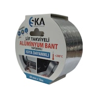 Yapışkanlı Lif Takviyeli Alüminyum Bant 48mmx10m Yapışkanlı Lif Takviyeli Alüminyum Bant 48mmx10m