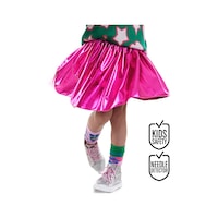 Denokids Kız Çocuk Metalik Parlak Koyu Pembe Etek 5-10 Yaş Denokids Kız Çocuk Metalik Parlak Koyu Pembe Etek 5-10 Yaş