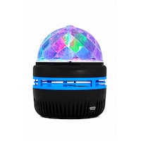 360 Dönen Led Disko Işığı Usb Renkli Gece Lambası Parti Oda Bar Kulüp Aydınlatma Siyah 360 Dönen Led Disko Işığı Usb Renkli Gece Lambası Parti Oda Bar Kulüp Aydınlatma Siyah