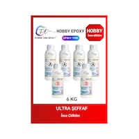 6 Kg Hobi Epoxy/ Şeffaf Epoksi Reçine Ince Döküm 6 Kg Hobi Epoxy/ Şeffaf Epoksi Reçine Ince Döküm