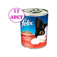 Purina Felix Sığır Etli Konserve Yetişkin Kedi Maması 12 x 400 G Purina Felix Sığır Etli Konserve Yetişkin Kedi Maması 12 x 400 G