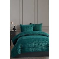 Elart Velvet Kadife Comfort Set Modern Uyku Seti Tek Kişilik Zümrüt Yeşili 2 Parça Elart Velvet Kadife Comfort Set Modern Uyku Seti Tek Kişilik Zümrüt Yeşili 2 Parça