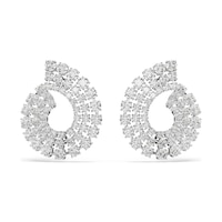 5705834 Swarovski Küpe Matrıx:pe Round Whıte/rhs Metalik 5705834 Swarovski Küpe Matrıx:pe Round Whıte/rhs Metalik