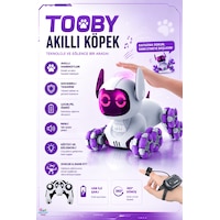 Uzaktan Kumandalı Bilek Kontrollü 8 Tekerli Akrobat Tooby Oyuncak Robot Köpek Araba 26 Cm. Tooby Mor Uzaktan Kumandalı Bilek Kontrollü 8 Tekerli Akrobat Tooby Oyuncak Robot Köpek Araba 26 Cm. Tooby Mor