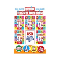 12 - 36 Ay İlk Kelimelerim Seti 850 Kelime Öğreten 5 Kitap 12 - 36 Ay İlk Kelimelerim Seti 850 Kelime Öğreten 5 Kitap