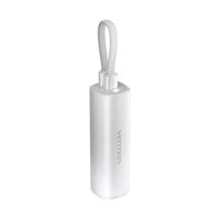 Vention 5000mah 20w Mini Powerbank Usb-c Ve Lightning Çıkışlı Dahili Askı Kablolu Yıldız Grisi Gri