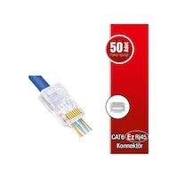 Q-Port Q-J600Y Cat6 Ez-Rj45 Yeni Nesil Kon.50'Li Q-Port Q-J600Y Cat6 Ez-Rj45 Yeni Nesil Kon.50'Li