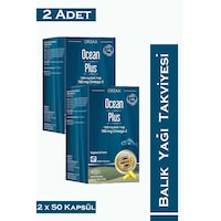 Ocean Plus Balık Yağı Omega3 1200 Mg 50 Softjel Kapsül 2 Adet