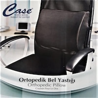 Case Visko Ortopedik Bel Yastığı Sırt Destek Minderi %100 Visco
