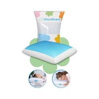 Viscofoam Bonni Terletmeyen Ortopedik Yastık Serinleten Visco Yastık Jelli Yastık 59x39x15.5cm Viscofoam Bonni Terletmeyen Ortopedik Yastık Serinleten Visco Yastık Jelli Yastık 59x39x15.5cm