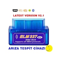 Elm327 Türkçe Bluetooth Araba Araç Arıza Tespit Cihazı Vers. 2.1 Elm327 Türkçe Bluetooth Araba Araç Arıza Tespit Cihazı Vers. 2.1