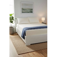 %100 Pamuk Ranforce Premium King Size Lastikli Çarşaf Seti - Krem Krem %100 Pamuk Ranforce Premium King Size Lastikli Çarşaf Seti - Krem Krem