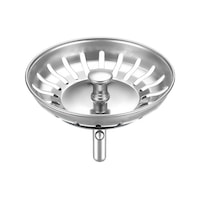 Çöpmak Paslanmaz Evye Mutfak Lavabo Sifonu Gider Metal Tıpa Süzgeci Çöpmak Paslanmaz Evye Mutfak Lavabo Sifonu Gider Metal Tıpa Süzgeci