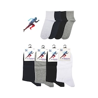 Kardeşler Çorap Erkek Yarım Konç Tenis Kolej Çok Renkli Pamuklu Düz Çorap 4'lü Paket Çok Renkli - 274369200 Çok Renkli Kardeşler Çorap Erkek Yarım Konç Tenis Kolej Çok Renkli Pamuklu Düz Çorap 4'lü Paket Çok Renkli - 274369200 Çok Renkli