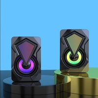 Rgb Işıklı Gaming Pc Bilgisayar Hoparlörü 1 + 1 Speaker X2 Rgb Işıklı Gaming Pc Bilgisayar Hoparlörü 1 + 1 Speaker X2