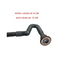 Karen Banyo Metal Süzgeçli Körüklü Lavabo Mutfak Sifonu Lavabo Gider Borusu 1.kalite Gri Karen Banyo Metal Süzgeçli Körüklü Lavabo Mutfak Sifonu Lavabo Gider Borusu 1.kalite Gri