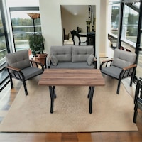 Tu Tienda Nergiz 2 1 1 Masa Bahçe Balkon Mobilyası,kazayağı Kazayağı Tu Tienda Nergiz 2 1 1 Masa Bahçe Balkon Mobilyası,kazayağı Kazayağı
