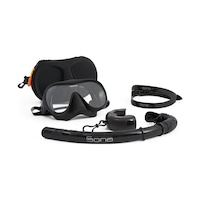 Sona Sona M1 Maske +Roll-Up Snorkel+Yedek Kayış+Deluxe Çanta Siyah Sona Sona M1 Maske +Roll-Up Snorkel+Yedek Kayış+Deluxe Çanta Siyah
