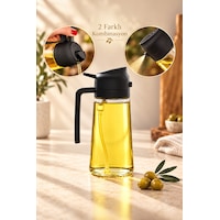 Porsima Alk-3159 Çok Amaçlı Cam Sprey Şişe Yağlık Yağdanlık Siyah Porsima Alk-3159 Çok Amaçlı Cam Sprey Şişe Yağlık Yağdanlık Siyah
