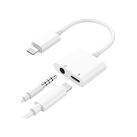Lightning Kulaklık Şarj Çevirici Dönüştürücü Adaptör Aux Kablosu Lightning Kulaklık Şarj Çevirici Dönüştürücü Adaptör Aux Kablosu