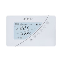 E.C.A. Poly Touch 400W Kablosuz Oda Termostatı Beyaz E.C.A. Poly Touch 400W Kablosuz Oda Termostatı Beyaz