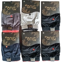 Anıt 1146 Erkek Boxer Düğmeli Penye Boxer 6'Lı Paket Anıt 1146 Erkek Boxer Düğmeli Penye Boxer 6'Lı Paket