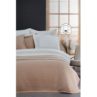 Evlen Home %100 Pamuk Nakışlı Danilo Nevresimli Pike Yatak Örtüsü Çeyiz Seti Otel 9 Parça Krem Bej Evlen Home %100 Pamuk Nakışlı Danilo Nevresimli Pike Yatak Örtüsü Çeyiz Seti Otel 9 Parça Krem Bej