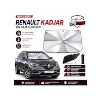 Renault Kadjar Şemsiye Tip Ön Cam Güneşliği Katlanabilir Uv Korumalı Araç Cam Güneşlik