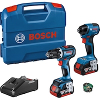 Bosch GDR 18V-220C Bits Sıkma + GSR 18V-90C Vidalama + 2x4 Akü Kombi Seti Bosch GDR 18V-220C Bits Sıkma + GSR 18V-90C Vidalama + 2x4 Akü Kombi Seti