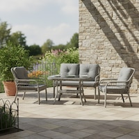 Capri Swing Pisa İkili Rattan Bahçe Balkon Oturma Grubu Gri 750 Capri Swing Pisa İkili Rattan Bahçe Balkon Oturma Grubu Gri 750