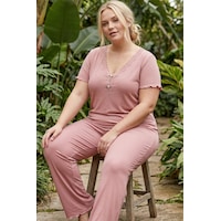 Siyah İnci Dantel Detaylı Fitilli Büyük Beden Battal Boy Örme Pijama Takım 26120802 Gülkurusu Siyah İnci Dantel Detaylı Fitilli Büyük Beden Battal Boy Örme Pijama Takım 26120802 Gülkurusu