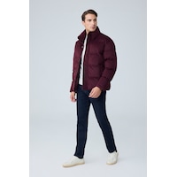 Danger Erkek Su Geçirmez Kadife Puffer Şişme Mont Bordo 4346dngr Danger Erkek Su Geçirmez Kadife Puffer Şişme Mont Bordo 4346dngr
