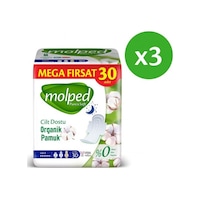 Molped Pure Soft Hijyenik Ped Gece Süper Mega Paket 30 Lu X 3 Ad PKT.MOLPED.033 Molped Pure Soft Hijyenik Ped Gece Süper Mega Paket 30 Lu X 3 Ad PKT.MOLPED.033
