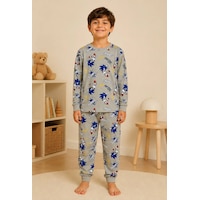 Durukoza %100 Pamuk Erkek Çocuk Pijama Takımı Sonic 4 Mevsim Gri Durukoza %100 Pamuk Erkek Çocuk Pijama Takımı Sonic 4 Mevsim Gri