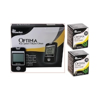 Optima Kan Sekeri Ölçüm Cihazı + Strip 2 Kutu 100 Adet Optima Kan Sekeri Ölçüm Cihazı + Strip 2 Kutu 100 Adet
