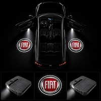 Fiat Kapı Altı Logo Projektör Led Işığı 2'li Set Pilli Kablosuz Kapı Karşılama Lambası Fiat Kapı Altı Logo Projektör Led Işığı 2'li Set Pilli Kablosuz Kapı Karşılama Lambası