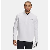 Under Armour Ua Drive Pro Hybrid Yarım Fermuarlı Sweatshirt-31715 beyaz Under Armour Ua Drive Pro Hybrid Yarım Fermuarlı Sweatshirt-31715 beyaz