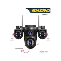 Mpıa Shıro 16 Mp Full Hd 4 Lensli Wi-fi Güvenlik İp Kamera Mpıa Shıro 16 Mp Full Hd 4 Lensli Wi-fi Güvenlik İp Kamera
