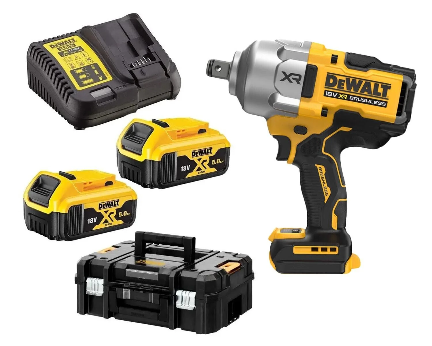 Dewalt DCF964P2 18V XR 3/4'' 1925 NM 2x5.0AH Profesyonel Somun Sıkma Makinesi Dewalt DCF964P2 18V XR 3/4'' 1925 NM 2x5.0AH Profesyonel Somun Sıkma Makinesi